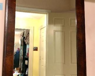 Antique large mirror. 