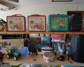lunch boxes and decor