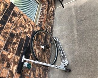 bike wheel, scooter