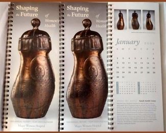 Artist Featured with Front Cover of Shaping the Future of Women's Health Calendar in 2000