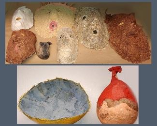 Original Hand Made Paper Art; Part of the Artist's Private Collection