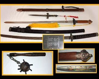 Swords, Dagger and Flail 