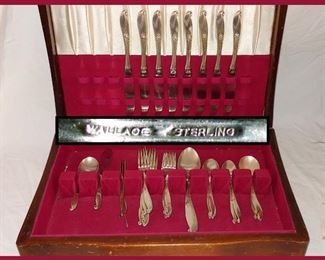 Wallace Sterling Flatware Set 