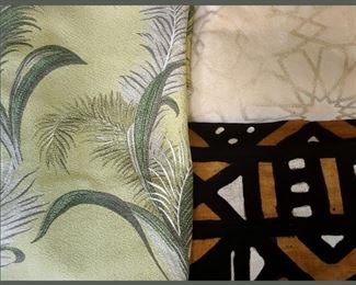 Nice Fabrics Including Vintage Barkcloth