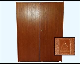 Copy of Mummenthaler and Meier Teak "Magic Box" Fold Out Secretary Desk