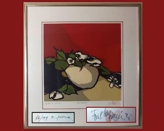 Large Attractive Signed and Numbered Print