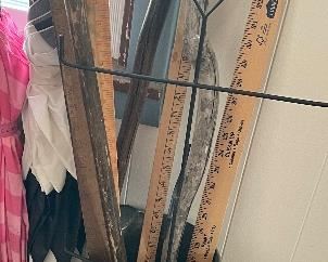 Antique yard sticks 