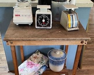 Kitchen accessories and small island