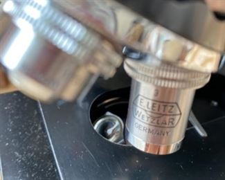 E. Leipzig Wetzler professional microscope