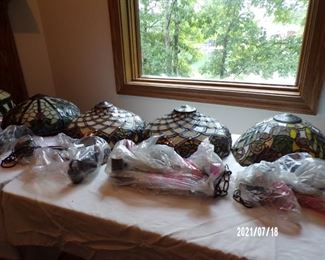 new hanging stained glass lights, we have the boxes