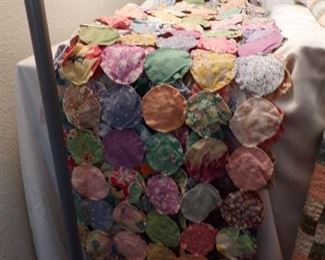 vintage quilt top, hand made