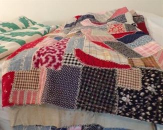 vintage crazy quilt top