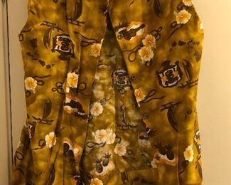 Vintage Hawaiian Sleeveless Top