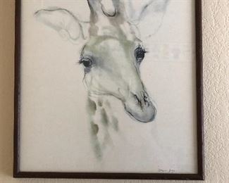 Giraffe Watercolor