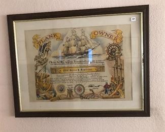 Naval Plaque