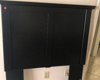 Twin Size Headboard - Black