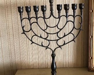 Silverplate Menorah