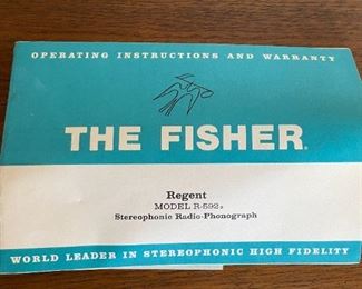 Vintage Fisher “Regent” Stereo Console
