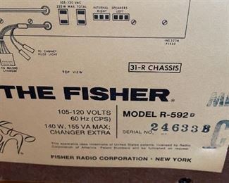 Vintage Fisher “Regent” Stereo Console
