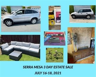 SERRA MESA 3 DAY SALE