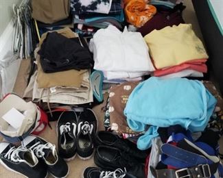 Mens clothing and shoes (Sizes 9 1/2 shoes and Medium shirts)