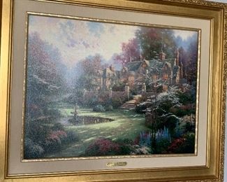 Thomas Kinkade signed print