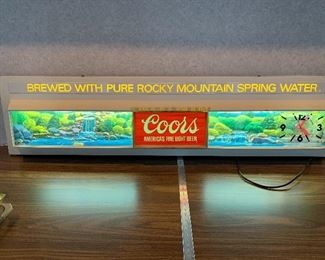 Coors neon  sign 