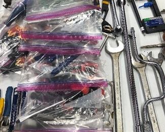 Many bags of misc. tools