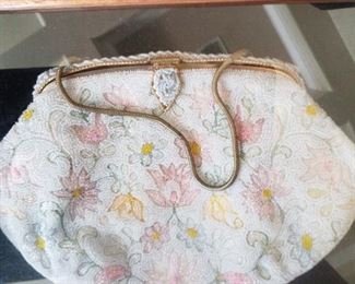 Vintage purse in frame 