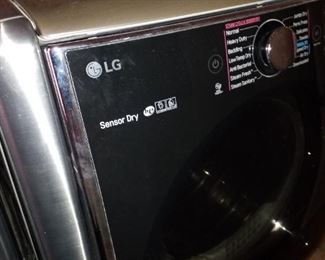 LG dryer with pedestal gently used 
