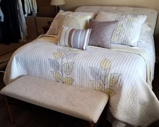 Queen size adjustable bed fairly new