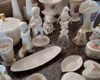 Lenox figurines, dishes and vases
