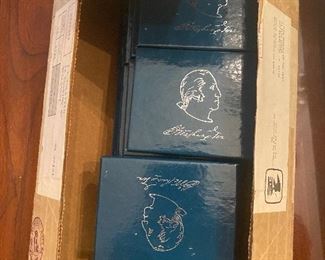 Loads of Silver coins, new in cases directly from mint