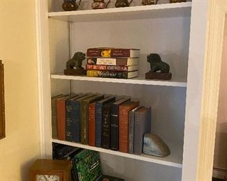 Lots of books and collectibles
