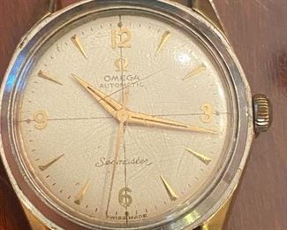 14k gold men's vintage Omega Seamaster 