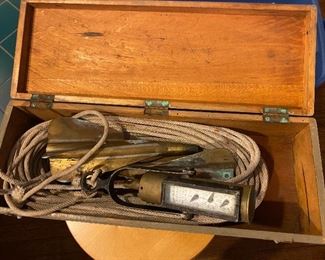 Antique 19th century John Bliss Taffrail Log,
Ship Maritime