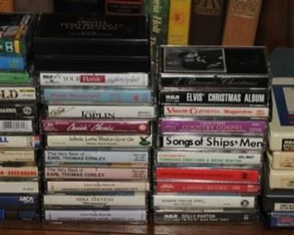 PART OF A SELECTION OF CASSETTES 