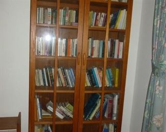 Larger 2-door Mid-Century Teak Bookcase or Curio Cabinet..fantastic!