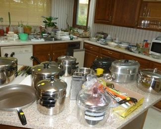 Lots of nice pots and pans