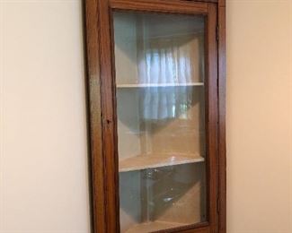 Corner display cabinet