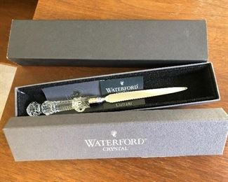 Waterford letter opener with box