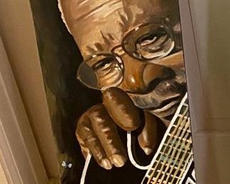 Painting of BB King by Charles’09