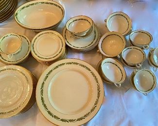 Set of Franciscan china, Arcadia Green
