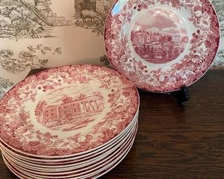 Harvard University plates by Wedgwood