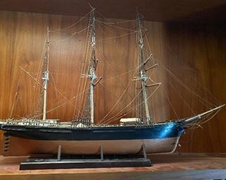 Model of 3 masted ship