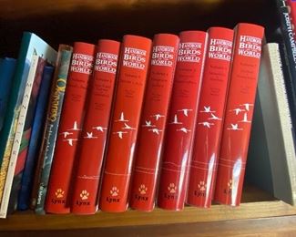 set of books, " Handbook of the Birds of the World"