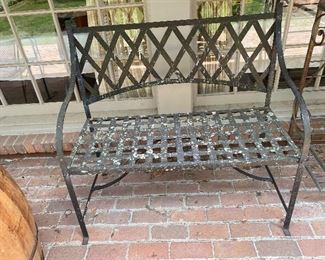 iron bench