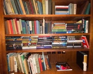 lots of John Grisham books