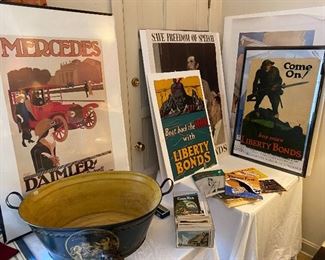 vintage poster-Mercedes, Liberty bonds