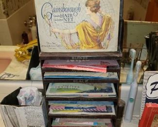 Vintage HairNets and a Cabinet